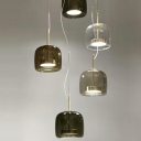 LED Glass Hanging Ceiling Lights Luxury Living Room Bedroom Bar Hanging Light Fixtures