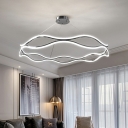 Contemporary Style Chandelier Lamp Acrylic Chandelier Light for Living Room