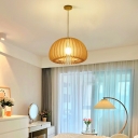 Modern Wood Hanging Ceiling Light Minimalism Suspension Pendant for Living Room