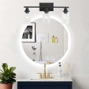 Mid Century Modern Bathroom Vanity Light Clear Glass Vanity Lighting Idea