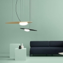 Nordic Style Hanging Pendant Lights Modern Metal Hanging Ceiling Light for Living Room