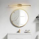 American Style Minimalist LED Vanity Light Metal Rotatable Wall Mounted Mirror Front for Bathroom