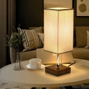 Modern Table Lamp 1 Light Cloth Shade Table Lamp for Bedroom