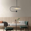Metal Pendant Light Fixtures Modern Minimalism Suspension Pendant for Living Room