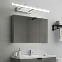 Modern Bronze Vanity Light LED Simple Adjustable Wall Mounted Mirror Front for Bathroom