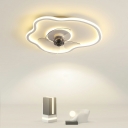 1-Light Ceiling Light Kids Style Geometric Shape Metal Flush Mount Lighting Fixtures