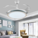 Nordic Style LED Ceiling Fans Minimalism Ceiling Lights for Living Room