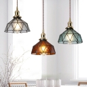 1-Light Pendant Ceiling Lights Retro Style Cone Shape Metal Hanging Light Fixtures