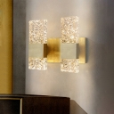 Postmodern Luxury Crystal Wall Lamp Creative Design Glass Wall Sconce for Bedroom