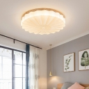Round Flush Light Modern Style Acrylic Led Flush Mount for Living Room
