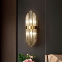Post-Modern Minimalist Wall Sconce Luxury Crystal Wall Lamp for Bedroom