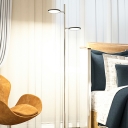 Modern Eye Protection Double-Head Floor Lamp Metal Nightstand Floor Lights for Study Living Room