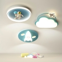 Cartoon Flush Mount Ceiling Light Fixtures Modern Creative Ceiling Mounted Fixture for Kid's Room