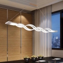 Island Pendants Modern Style Acrylic Island Chandelier Lights for Living Room