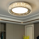 Crystal Flush Mount Ceiling Light Fixture Elegant Ceiling Flush Mount for Bedroom