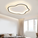 Metal Flush Mount Ceiling Chandelier LED Modern Ceiling Mounted Fixture for Living Room