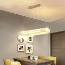 Island Chandelier Modern Style Crystal Island Lighting Fixtures for Living Room