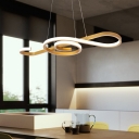 Island Pendant Lights Modern Style Acrylic Island Light Fixture for Living Room