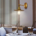 Golden Wall Lamp Sconce Single Head Wall Mounted Light Fixture