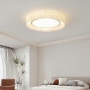 Fabric Led Surface Mount Ceiling Lights Traditional Close to Ceiling Lamp for Bedroom