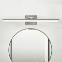 Metal Minimalism Flush Mount Wall Sconce Modern LED Vanity Sconce Lights for Bathroom