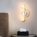 Metal Linear Wall Sconce Lighting Modern Flush Mount Wall Sconce for Bedroom