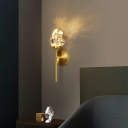 Wall Mounted Light Modern Style Crystal Wall Sconce Lighting for Bedroom Bedside