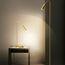 1 Light Floor Lamps Modern Style Metal Standard Lamps for Bedroom