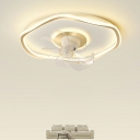 Modern Simple Ceiling Mounted Fan Light Nordic Creative Swing Romantic Ceiling Lamp