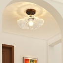 Minimalism Surface Mounted Led Ceiling Light Glass Close to Ceiling Lamp for Bedroom