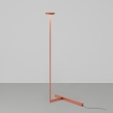 Linear Shade 1 Light Standard Lamps Modern Style Metal Floor Lamps for Living Room