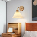 1-Light Sconce Lights Minimalism Style Cone Shape Metal Wall Lighting Fixtures