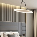 Hanging Lamps Modern Style Fabric Pendant Lighting Fixtures for Bedroom