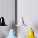 1-Light Ceiling Pendant Light Contemporary Style Bell Shape Metal Hanging Lamp Kit