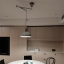 Industrial Design Single Pendant Nordic Creative Adjustable Hanging Lamp