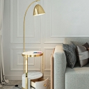 1-Light Standing Lamps Contemporary Style Geometric Shape Metal Floor Lights