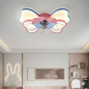 Modern Butterfly Flush Ceiling Light Fixtures Aluminum Ceiling Light Fixtures