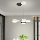 Hanging Lamps Kit Contemporary Style Pendant Light Kit Acrylic for Bedroom