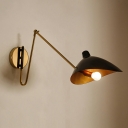 1 Light Wall Lamp Minimalism Style Geometric Shape Metal Sconce Light Fixtures