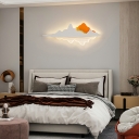 1 Light Wall Lighting Minimalism Style Geometric Shape Metal Sconce Light Fixtures