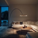 Nordic Minimalist Arc Floor Lamp Modern Creative Metal Circle Floor Lamp