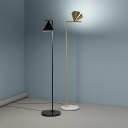 1 Light Floor Lamp Contemporary Style Cone Shape Metal Standing Lights