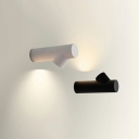 Cylinder Wall Mount Lighting Minimalist Metal LED Hallway Surface Wall Sconce