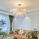 Pendant Light Traditional Style Pendant Chandelier Glass  for Living Room