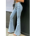 Women's Fashion Jeans Casual Skinny Hip Lifting Flared Trousers
