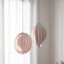Nordic Moon Design Hanging Lamp Creative Rotatable Metal Hanging Lamp