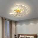 Nordic Creative Starry Ceiling Lamp Creative Romantic Ceiling Lamp for Bedroom