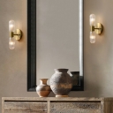 2 Light Sconce Lights Minimalism Style Oval Shape Metal Wall Mount Light Fixture