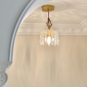 Hanging Lamps Kit Contemporary Style Glass Material Ceiling Pendant Light for Bedroom