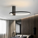 Flush-Mount Light Fixture Modern Style Flush Mount Ceiling Light Acrylic for Bedroom